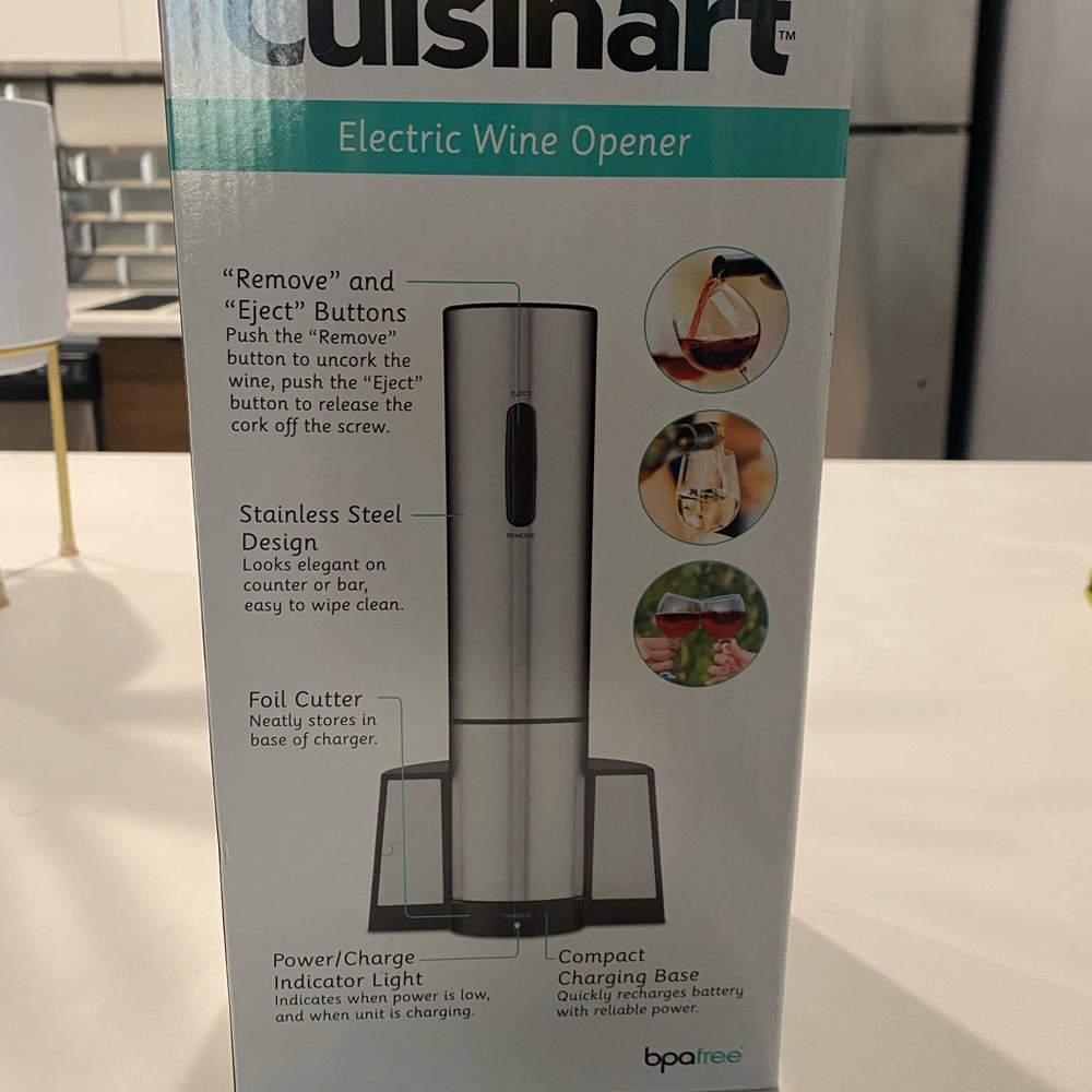Electric wine opener. Never used.